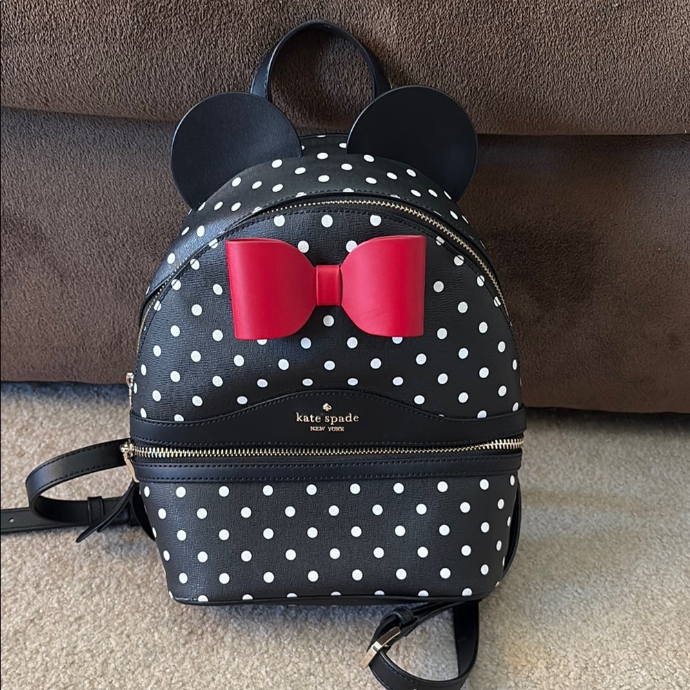 NEW LISTING ✨ Kate Spade x Disney Minnie Mouse Mini Backpack